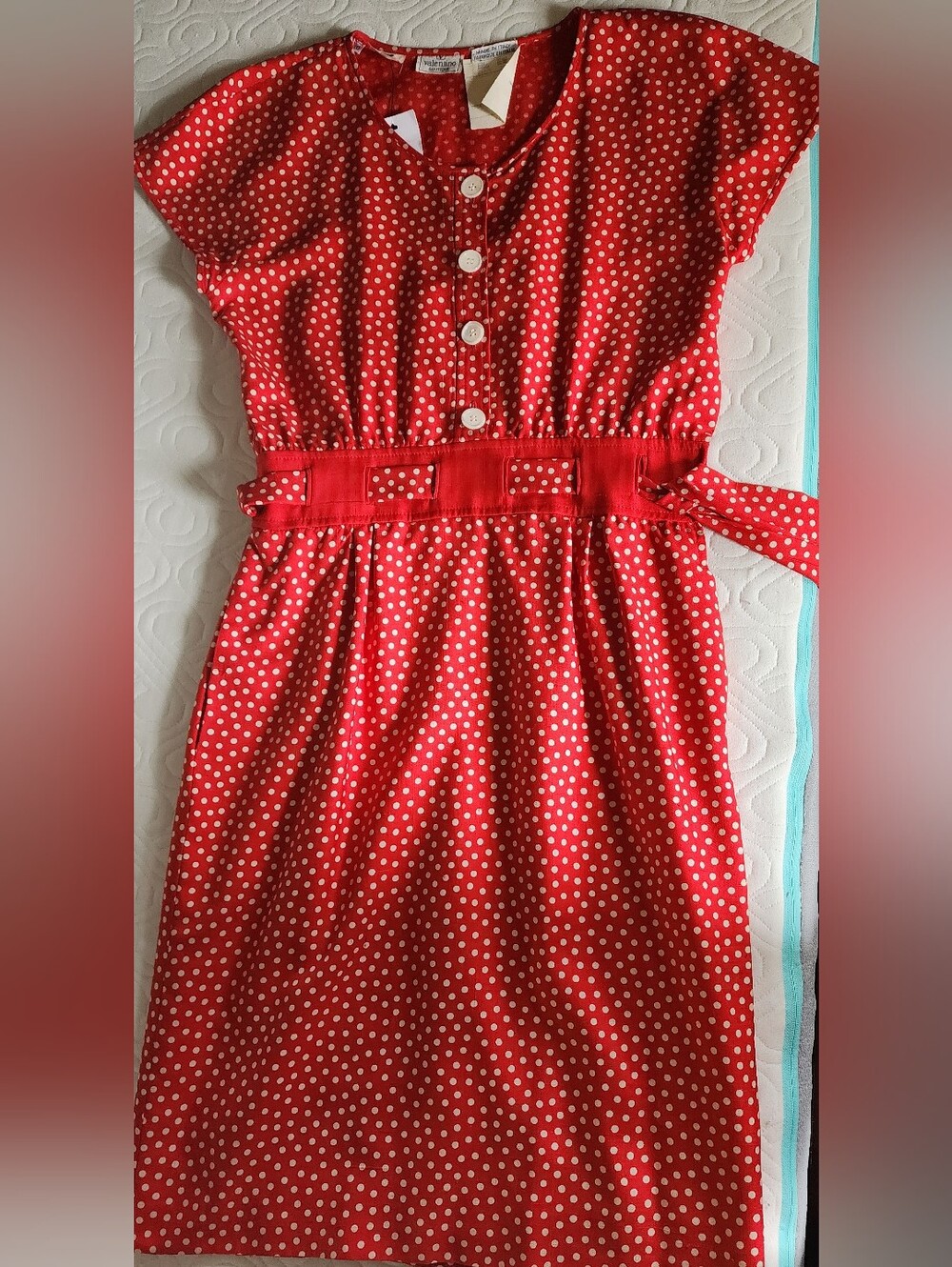 Vintage Valentino Red Polka Dot